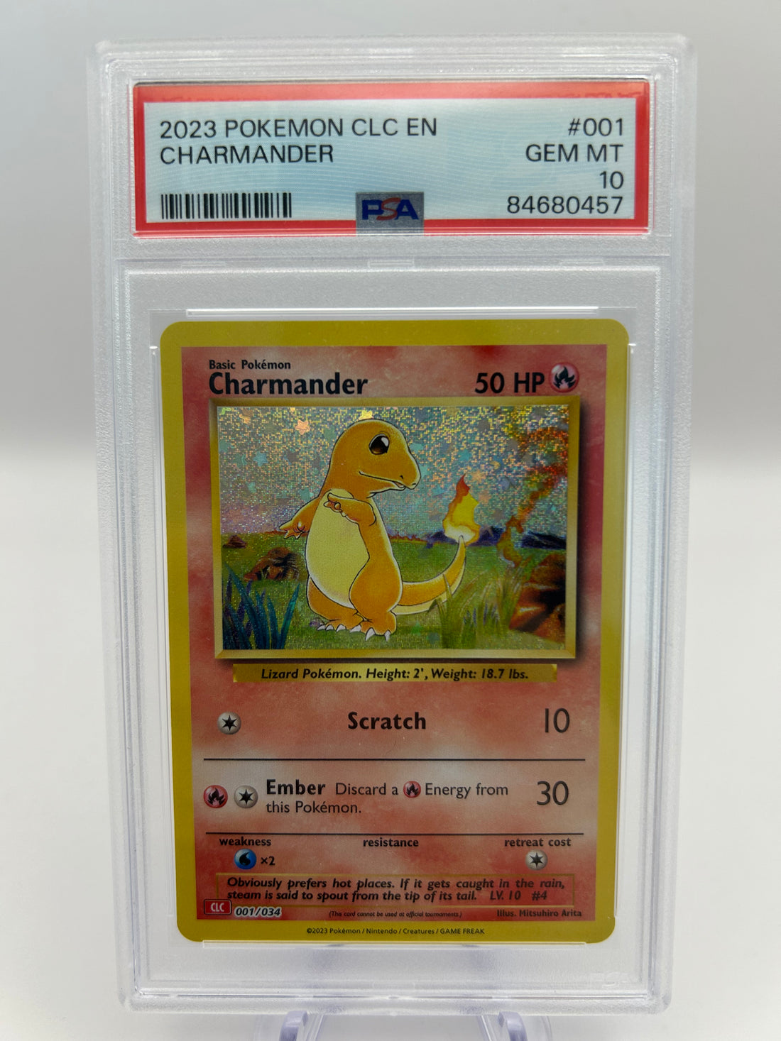 Charmander, English Classic Collection 2023 - 